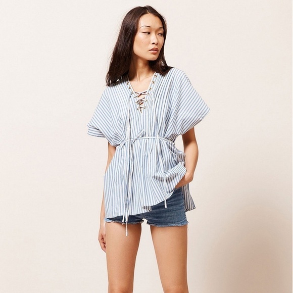 NEW Mes Demoiselles Stripped Top - Picture 1 of 10